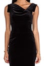 view 5 of 5 Jackie O Dress in Black Velvet