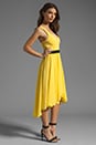 view 3 of 5 Francis Dress in Sunflower and Black in Sunflower & Black