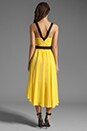 view 4 of 5 Francis Dress in Sunflower and Black in Sunflower & Black