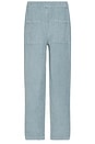 view 2 of 5 Frost Corduroy Leisure Pant in Blue