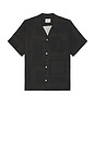 view 1 of 4 Tonal Bandana Camp Shirt in Black