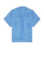 view 2 of 4 Cornflower Tonal Bandana Camp Shirt in Blue