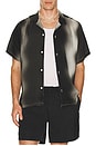 view 3 of 4 Fog Phase Camp Shirt in Black