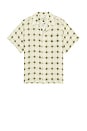 view 1 of 4 Ivory Digi Plaid Camp Shirt in White