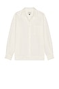 view 1 of 4 Waffle Leisure Shirt in White