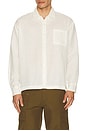 view 3 of 4 Waffle Leisure Shirt in White