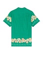 view 2 of 3 Ornate Bloom Camp Shirt in Green