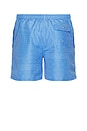 view 2 of 6 Cornflower Tonal Bandana Swim Trunks in Blue