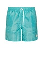 view 1 of 6 Tonal Bandana Swim Trunks in Teal