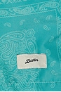 view 4 of 6 Tonal Bandana Swim Trunks in Teal
