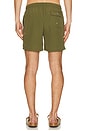 view 2 of 4 Solid Classic Swim Trunk in Solid Olive
