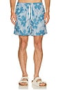 view 1 of 5 Grotto Daisy Trip Swim Trunk in Blue