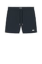 view 4 of 5 Solid Swim Trunk in Navy