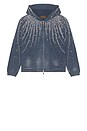 view 5 of 6 20K Steller Diamond Hoodie in Blue