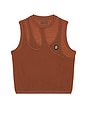 view 4 of 5 Fluid Layered Knit Tank in Brown