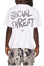 view 2 of 4 Social Threat Tee in White