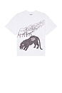 view 4 of 4 Social Threat Tee in White