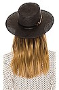 view 2 of 3 The Hayworth Hat in Black Straw & Black Band