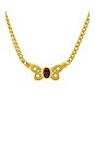 view 2 of 2 Butterfly Necklace in Gold