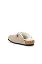 view 3 of 5 Kids Boston Suede Shearling Clog in Taupe & Natural