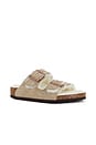 view 2 of 5 Kids Arizona Shearling Sandal in Taupe
