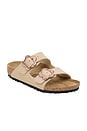view 2 of 7 Arizona Kids Flower Buckle Sandal in Sandcastle