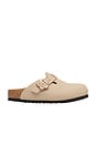 view 1 of 3 Boston Kids Flower Buckle Clog in Sandcastle