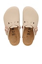 view 3 of 3 Boston Kids Flower Buckle Clog in Sandcastle