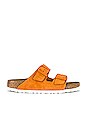 view 1 of 5 Arizona Soft Footbed Sandal in Russet Orange