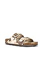 view 2 of 5 Arizona Soft Footbed Sandal in Desert Soil Camo Gray Taupe