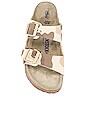 view 4 of 5 Arizona Soft Footbed Sandal in Desert Soil Camo Gray Taupe
