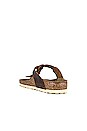 view 3 of 5 Gizeh Braid Oiled Leather Sandal in Cognac