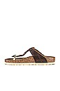 view 5 of 5 Gizeh Braid Oiled Leather Sandal in Cognac