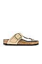 view 1 of 5 Gizeh Big Buckle Sandal in Sandcastle Nubuck