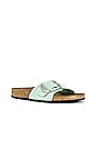 view 2 of 5 Madrid Big Buckle Sandal in Matcha Nubuck