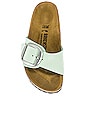 view 4 of 5 Madrid Big Buckle Sandal in Matcha Nubuck