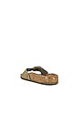 view 3 of 5 Madrid Big Buckle Sandal in Faded Khaki