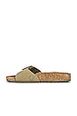 view 5 of 5 Madrid Big Buckle Sandal in Faded Khaki