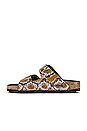 view 5 of 5 Arizona Sandal in Python Brown
