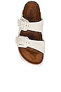 view 4 of 5 Arizona Soft Footbed Sandal in Antique White Suede