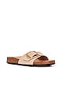 view 2 of 5 Madrid Big Buckle High Shine Sandal in Nude
