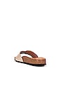 view 3 of 5 Madrid Big Buckle High Shine Sandal in Nude