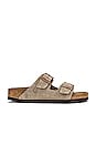view 1 of 5 Arizona Soft Footbed Sandal in Taupe