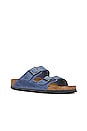 view 2 of 5 Arizona Soft Footbed Sandal in Dusty Blue