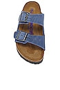 view 4 of 5 Arizona Soft Footbed Sandal in Dusty Blue