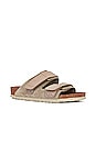 view 2 of 5 Uji Sandal in Taupe Suede & Nubuck