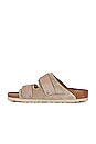 view 5 of 5 Uji Sandal in Taupe Suede & Nubuck