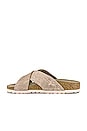 view 5 of 5 Siena Big Buckle Sandal in Washed Metallic Rose Gold