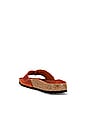 view 3 of 5 MADRID BIG BUCKLE 샌들 in Burnt Orange