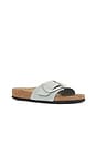 view 2 of 5 Madrid Big Buckle Sandal in Pure Sage